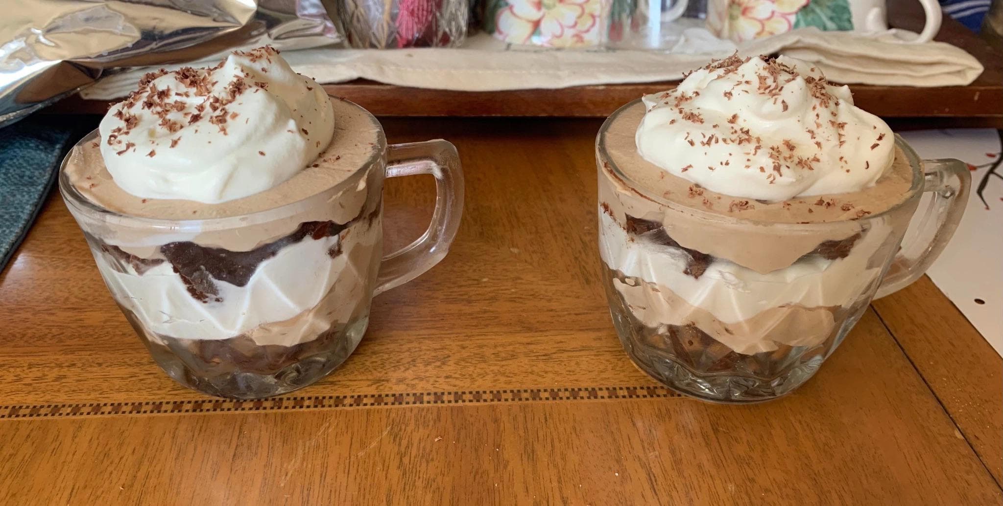 Mini Brownie Trifles